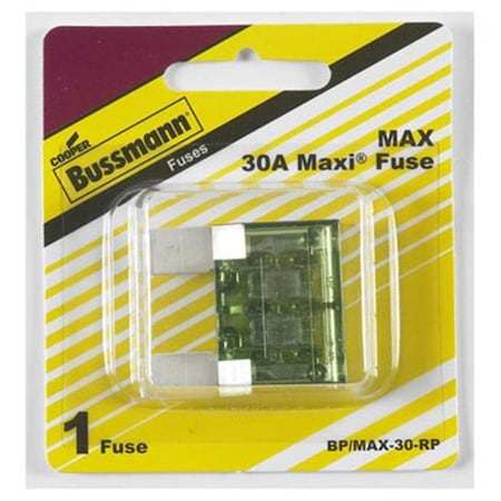 Eaton Bussmann Cooper Bussmann BP-MAX-30-RP 30A Maxi Blade Fuse 157679
